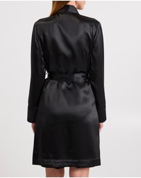 David Lawrence - Cannes Short Silk Sleep Robe