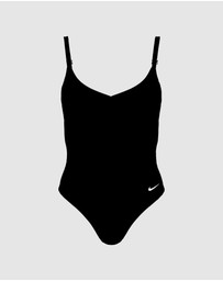 Nike - Essential V-Neck One-Piece Swimsuit