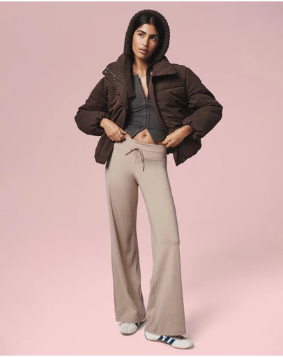 Cotton On Body Active - Ultra Soft Tie Front Wide Leg Pant