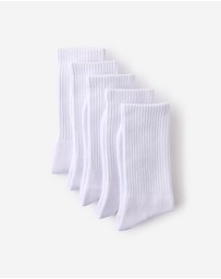 Cotton On - 5 Pack Essential Crew Socks