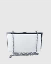 Izoa - Amanda Clutch Gunmetal