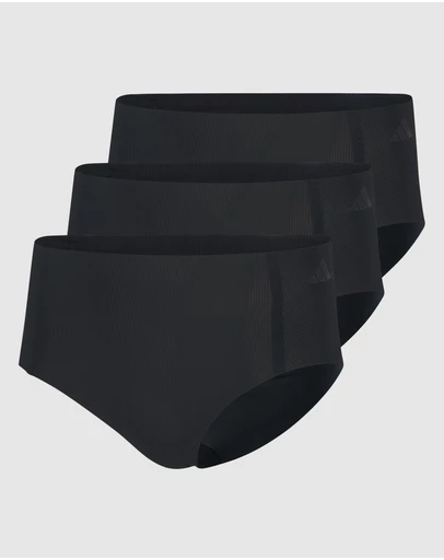 adidas Sportswear - 3 Pack Active Micro Flex Mid-Rise Brief Underwear