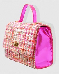 Pink Poppy - Tweed Pink Handbag