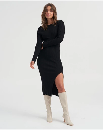 ONLY - Meddi Ribbed Midi Dress