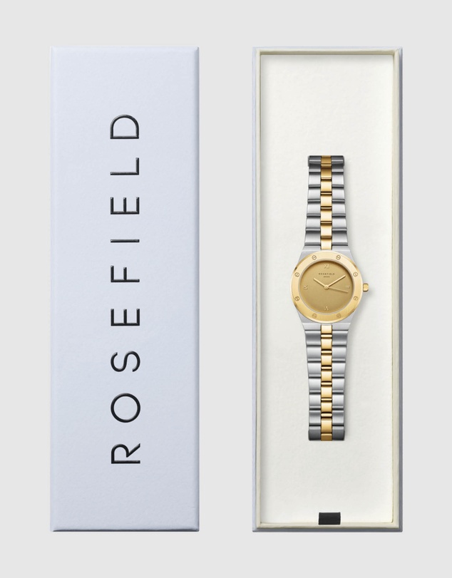 Rosefield - Rose Matte Duotone Gold Silver Bracelet Watch
