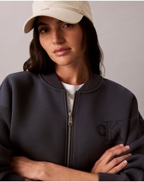 Calvin Klein Jeans - Smooth Cropped Relaxed Bomber Jacket
