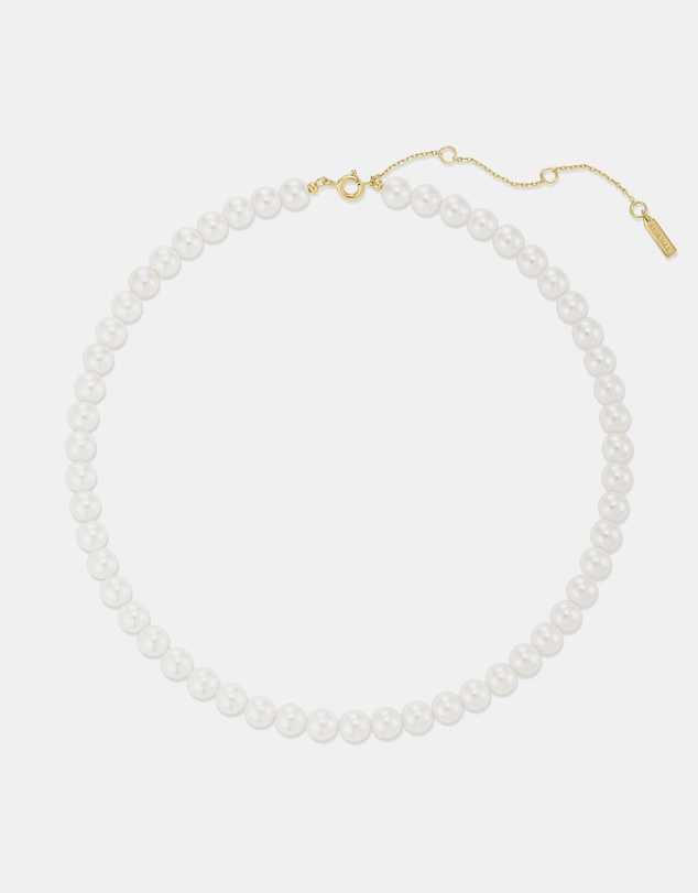 Ania Haie - Gold Classic Shell Pearl Beaded Necklace