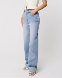 Abrand - 94 Wide Turn-Up Jeans
