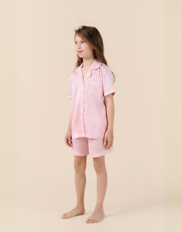 Gingerlilly - Mini Sonia Silky Satin Short PJ Set