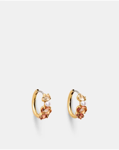 MIMCO - Bejewel Mini Hoop Earrings