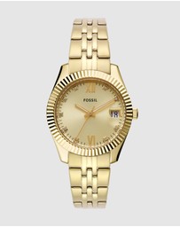Fossil - Scarlette Gold Tone Analogue Watch