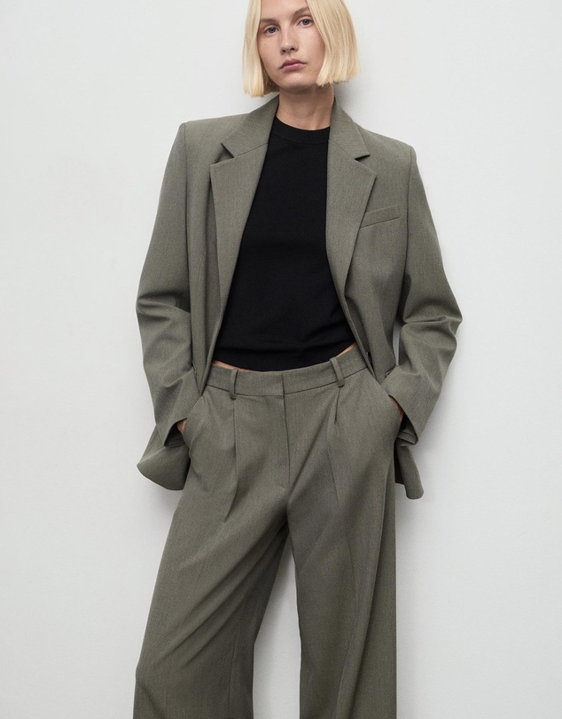M.N.G - Pleated Straight-Leg Suit Trousers
