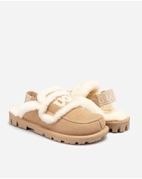 Ozwear Connection Uggs - Ugg Violet Shearling Slipper (Elastic Logo) (Detachable Feature)