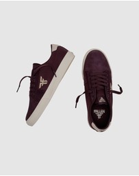 Fallen Footwear - Fallen Footwear Bomber Suede/Cotton Men Shoes Wine/Bone