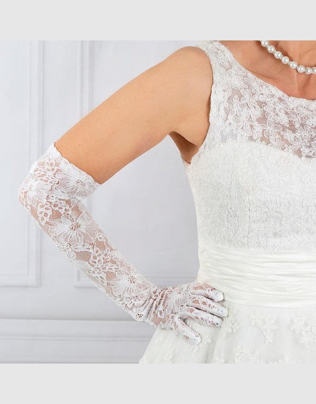 DENTS - Long Opera Lace Gloves