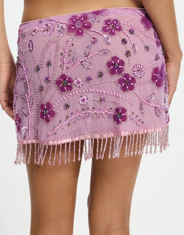 Jaded London - Flower Ellora Mini Skirt
