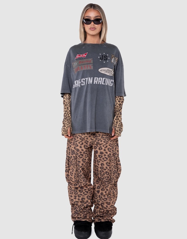 JGR & STN - Drift Distressed Oversized T-Shirt
