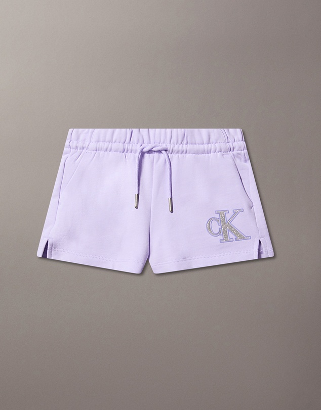 Calvin Klein Jeans - Girls Logo Metallic Shorts