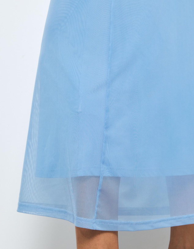AERE - Skye Mesh Midi Dress