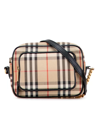 Pre-Loved by Azura Reborn - Pre-Loved House Check Canvas Camera Bag