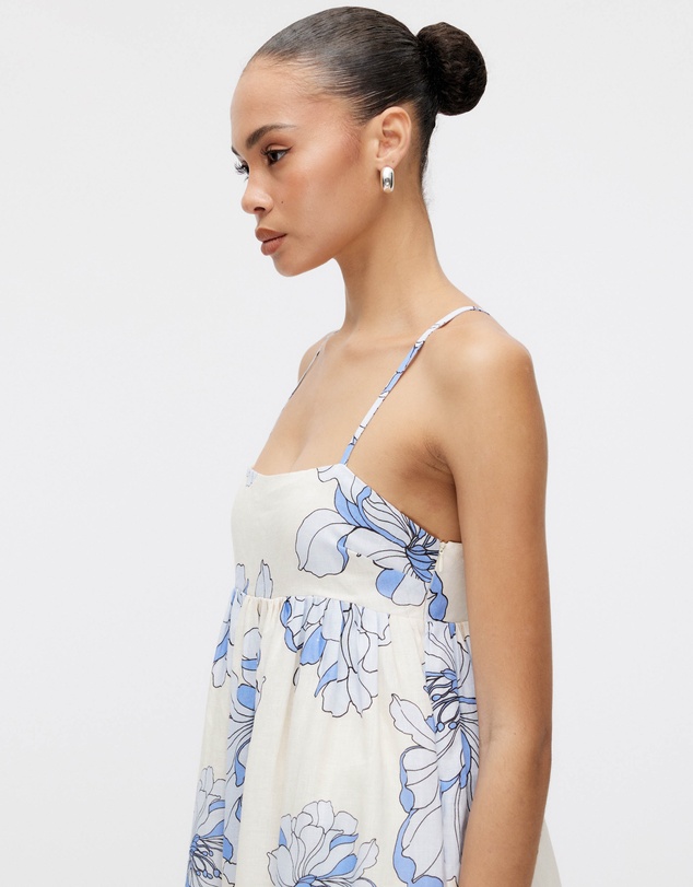 Minima Esenciales - Rosa Linen Maxi Dress
