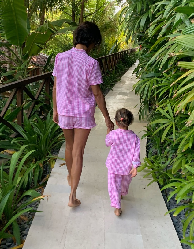 Sant And Abel - Kids Hepburn Gingham Pink PJ Set