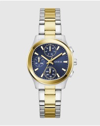 GUESS - GUESS Ladies 2-Tone Multifunction Watch