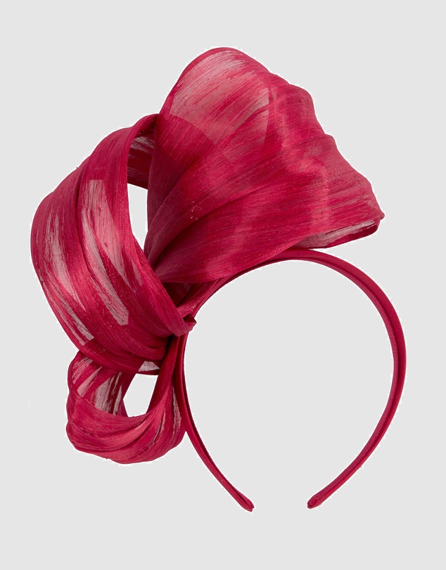Fillies Collection - Bespoke Red Bow Racing Fascinator