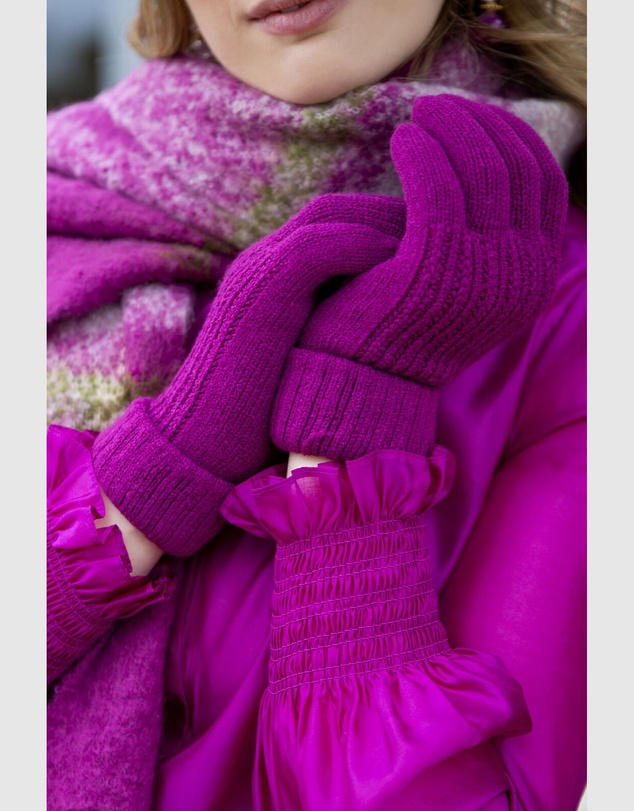 DENTS - Ribbed Knit Gloves