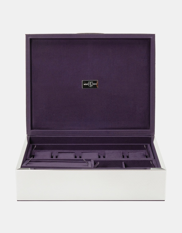 Wolf - Wolf Silver Large Keepsake Box