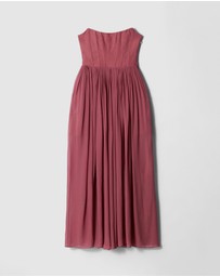 & Other Stories - Sheer Corset Midi Dress
