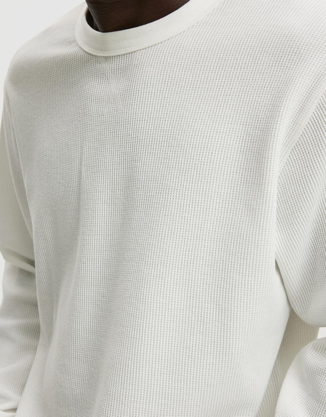 Cotton On - Cropped Fit Textured Long Sleeve T-Shirt