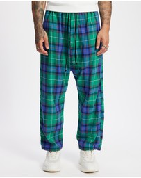 Surrounded By Ghosts - The Lyonite Brushed Cotton Drawstring Pants