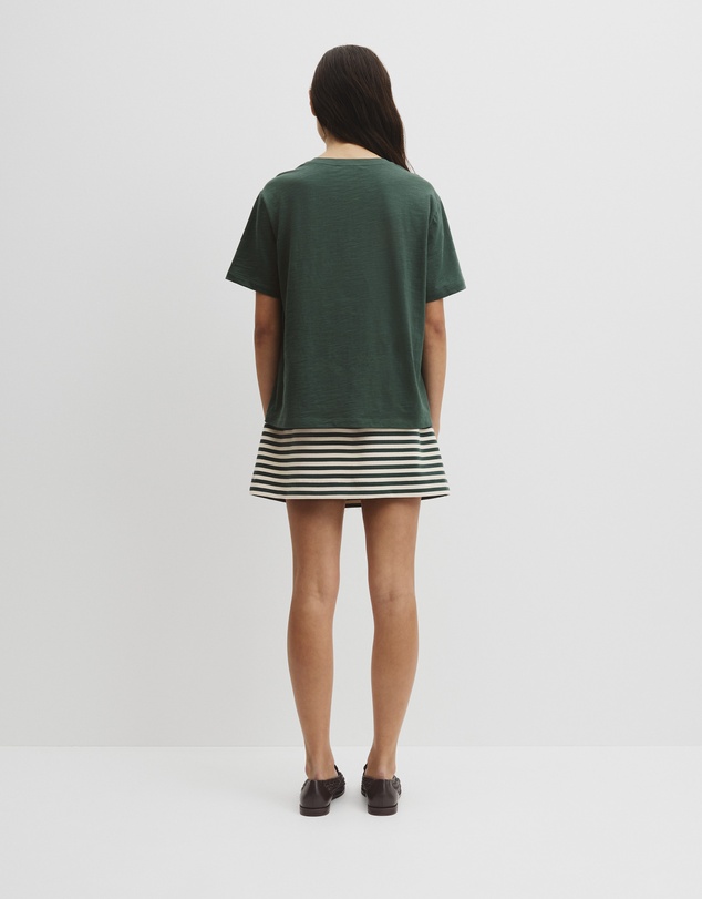 Country Road - Textured Short Sleeve Slub T-shirt