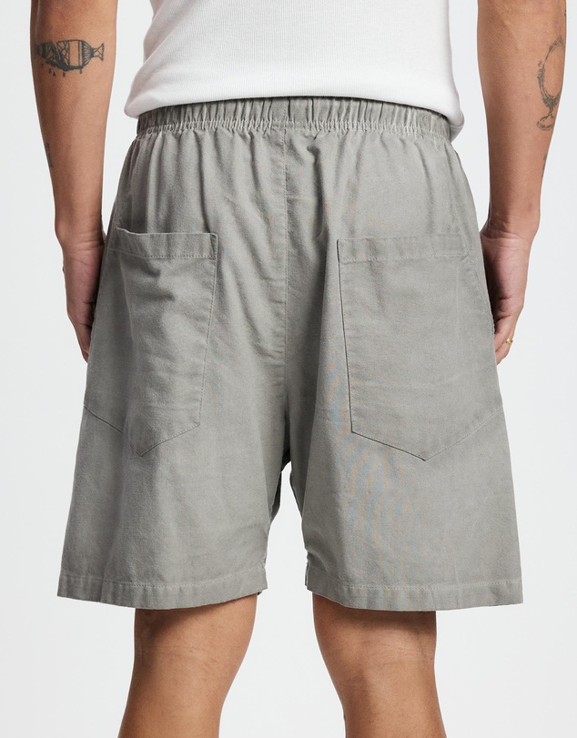 Surrounded By Ghosts - The Obsidian Linen Drawstring Shorts