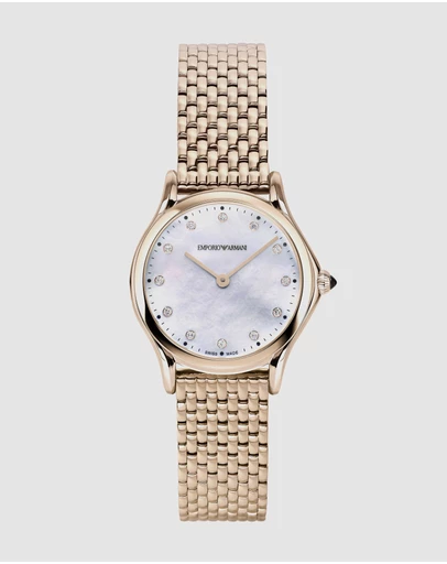 Emporio Armani - Gold-Tone Analogue Watch