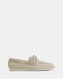 Sperry - Slim Boat Leather Nubuck Pumice- Women's