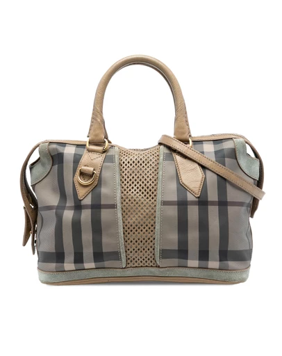 Pre-Loved by Azura Reborn - Pre-Loved House Check Canvas Satchel