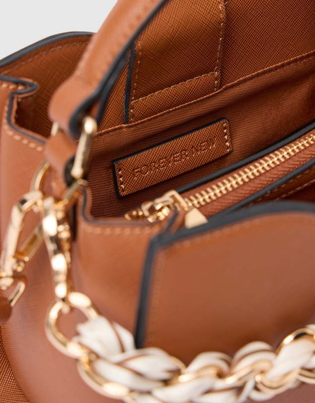 Forever New - Victoria Scarf Lock Top Handle Bag
