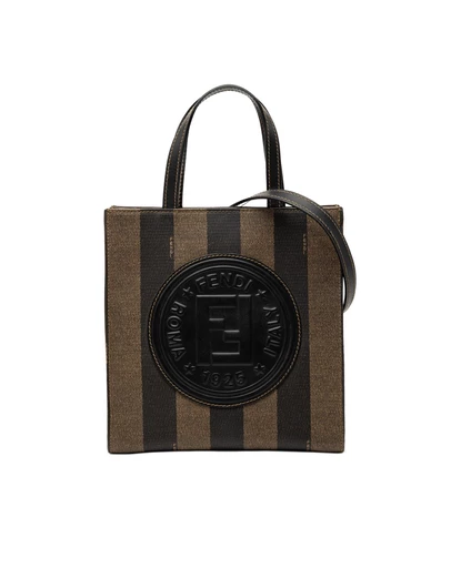 Pre-Loved by Azura Reborn - Pre-Loved Pequin Coated Canvas Logo Convertible Tote