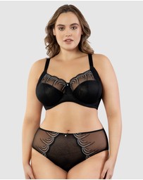 Parfait - Pearl Wired Unlined Full Bust Bra With Embroidery