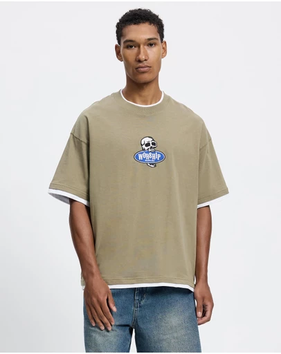 Worship - Jaws Oversize Tee