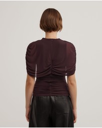 Witchery - Mesh Cape Top