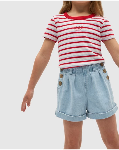 Seed Heritage - Denim Button Short
