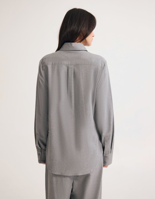 Oxford - Adrienne Euro Fabric Oversize Shirt