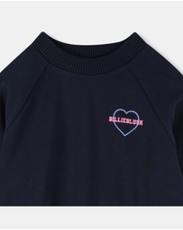 Billieblush - Logo Heart Long Sleeve Dress - Kids-Teens