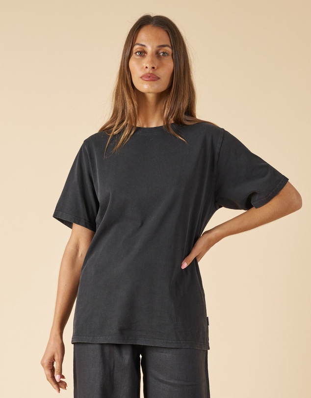 CAMIXA - Teesha Oversized Distressed Cotton T-Shirt