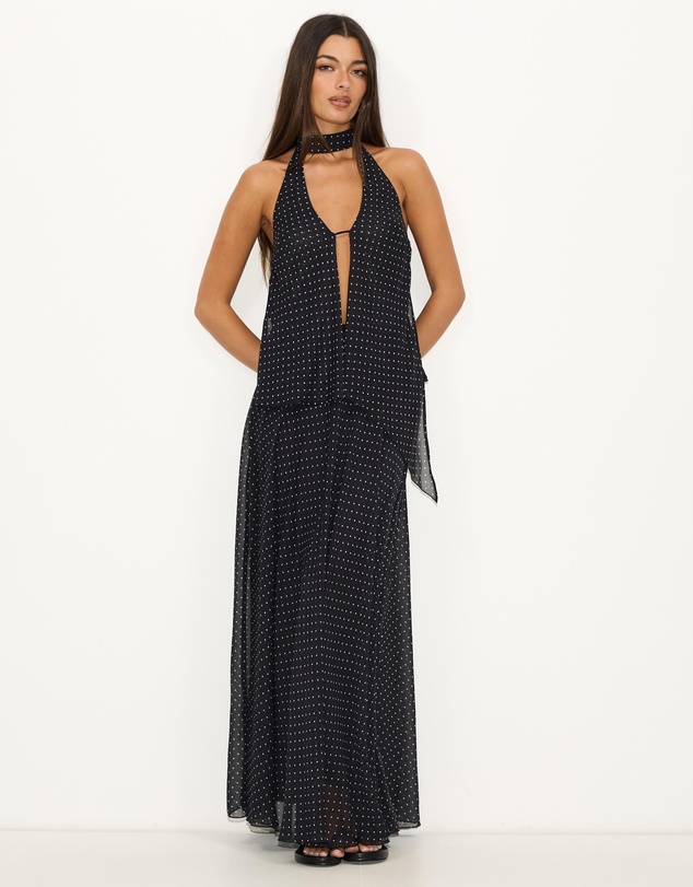 Dazie - Afloat Polka Dot Halter Top