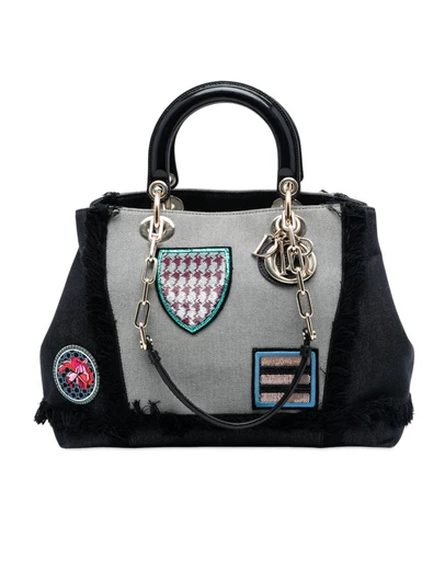 Pre-Loved by Azura Reborn - Pre-Loved Denim Patch D Light Satchel