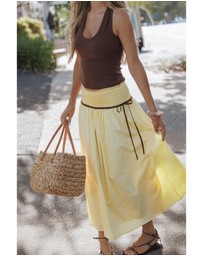 Petal & Pup - Miles Racerback Rib Knit Tank Top - Espresso